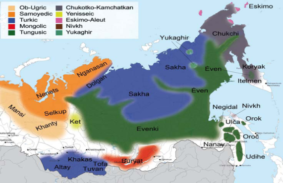 taalfamilies Noord-Rusland